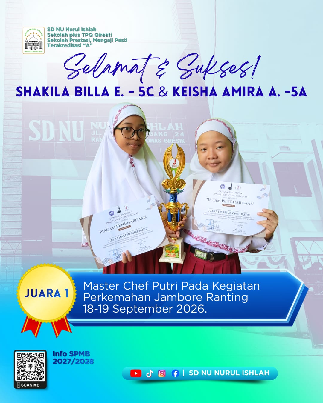 Lomba Master Chef Putri pada Kegiatan Perkemahan Jambore Ranting (Kwartir Ranting Kebomas)